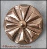 Disc brooch out of bronze - pair