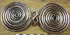 Spectacle brooch(clasps) out of bronze