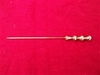 Dress pin, multi-headed needle - bronze