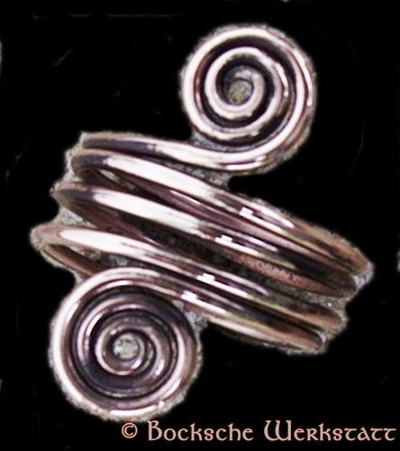 Finger Ring Bronze - multiple winding