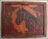Leatherpicture Horses