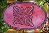 Barrette carved - Celtic knot